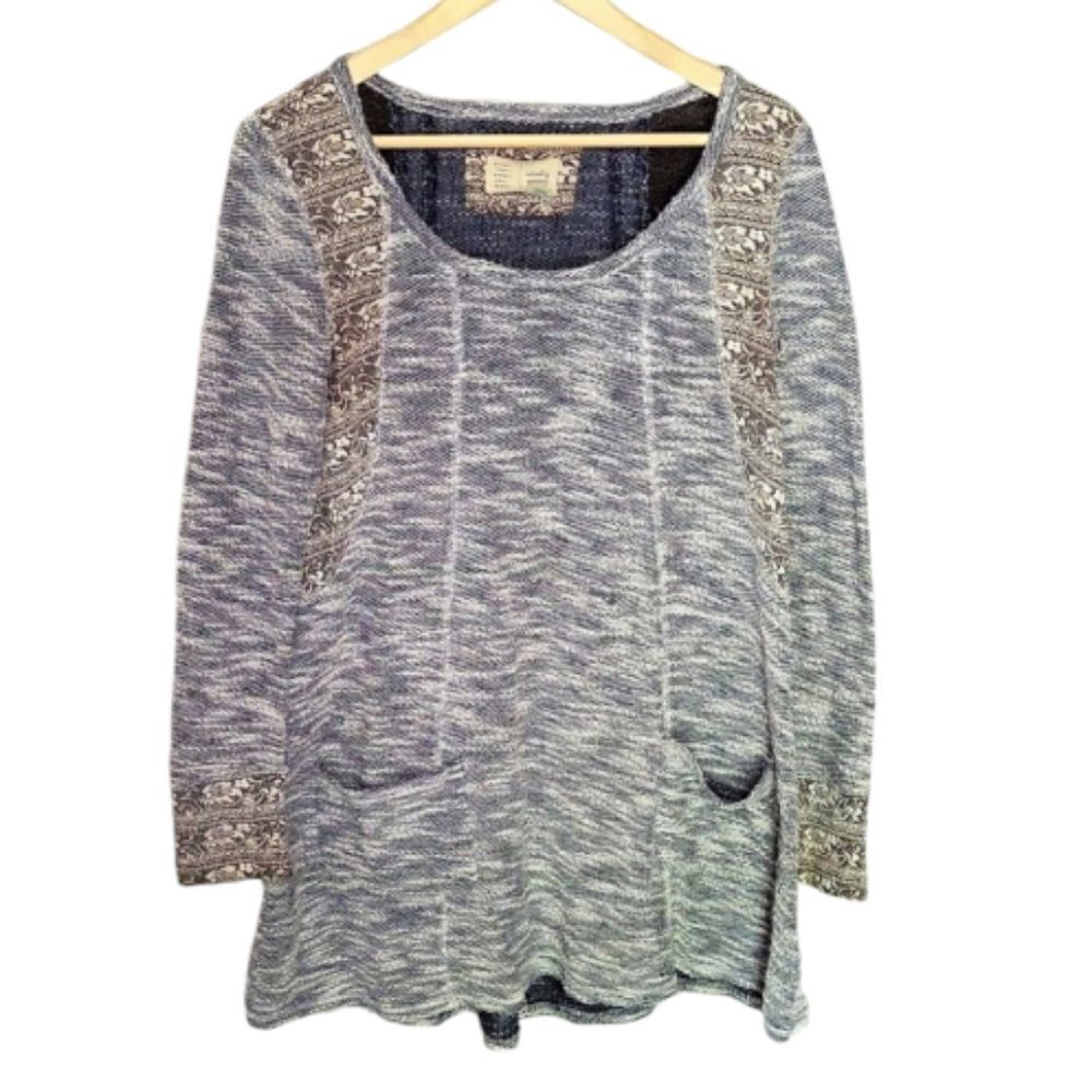 Anthropologie Saturday Sunday Marled Long Sleeved Jersey Dress, Size XS‎ - Picture 3 of 13